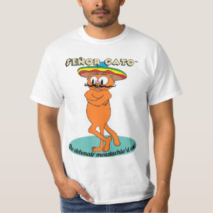 Señor Gato™ De charmante kat met snor! T-shirt