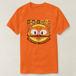 Señor Gato™ de charmante kat met snor! T-shirt