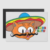 señor gato magnetische kaart (Voorkant / Achterkant)