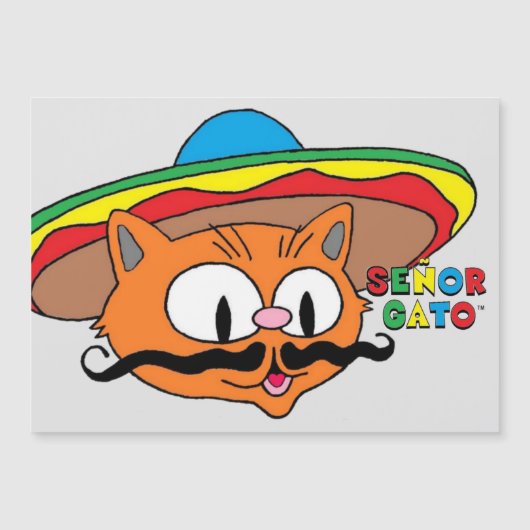 señor gato magnetische kaart (Voorkant)