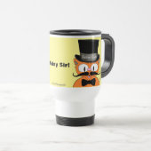 Señor Gato Mustache Cat w/Top Hat Travel Mug Reisbeker (Voorkant rechts)