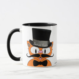 Señor Gato "Puttin" on the Ritz Coffee Mok