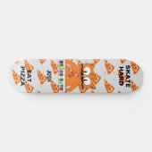 Senor Gato Skate Hard Eet Pizza Persoonlijk Skateboard (Horizontaal)