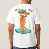 Señor Gato™ The Debonair Moustachio'd Cat. T-shirt (Achterkant)
