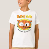 Señor Gato™ The Debonair Mustachio'd Cat. T-shirt (Voorkant)
