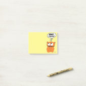 Señor Gato vergeet het niet! post it notes (Op bureau)