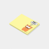 Señor Gato VERGEET NIET! Post It Notes (Schuin)