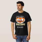 Señor Gato's MEOWSTACHE WAX Handlebar Mustache Cat T-shirt (Voorkant volledig)