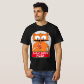 Señor Gato's Pizza Snavel Snorharige Kat T-shirt (Voorkant volledig)