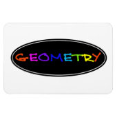 Señor geometrische fotomagneet magneet (Horizontaal)