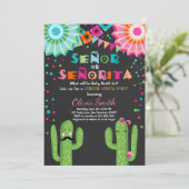 Señor of Señorita Gender onthullen de uitnodiging  (Staand voorkant)