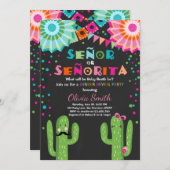 Señor of Señorita Gender onthullen de uitnodiging  (Voorkant / Achterkant)