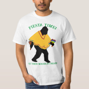 Senor Squatcho de Mayo met Poncho T-shirt