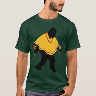 Senor Squatcho de Mayo met Poncho T-shirt