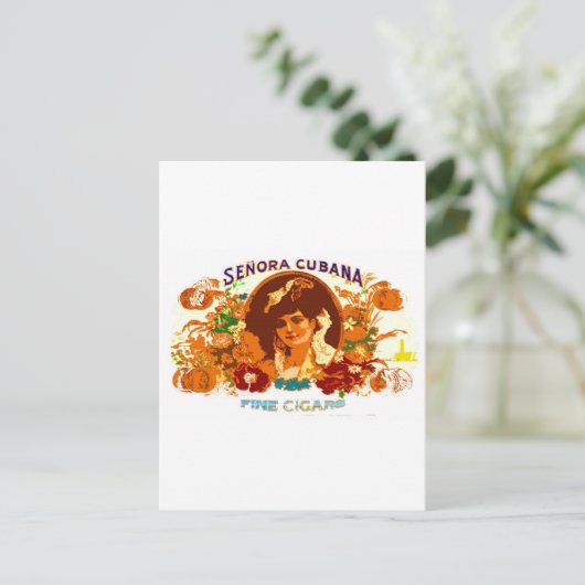 SENORA CUBANA BRIEFKAART (Staand voorkant)
