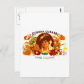 SENORA CUBANA BRIEFKAART (Voorkant / Achterkant)