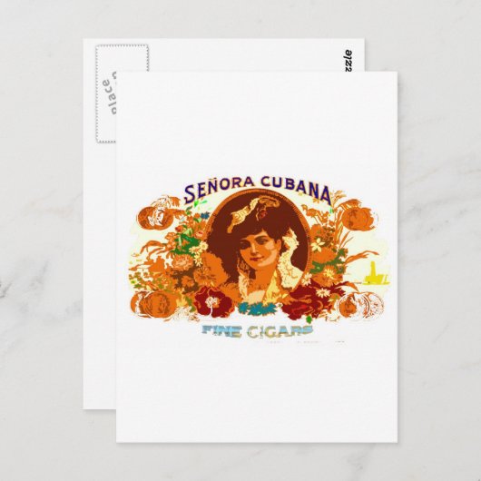 SENORA CUBANA BRIEFKAART (Voorkant / Achterkant)