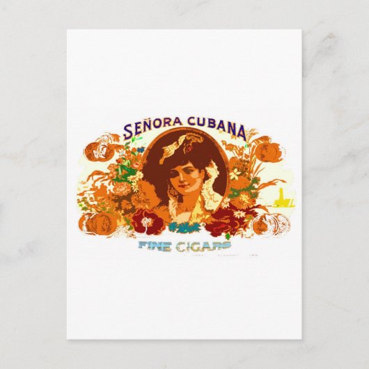 SENORA CUBANA BRIEFKAART (Voorkant)