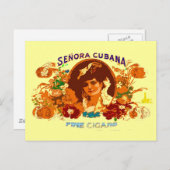 SENORA CUBANA BRIEFKAART (Voorkant / Achterkant)