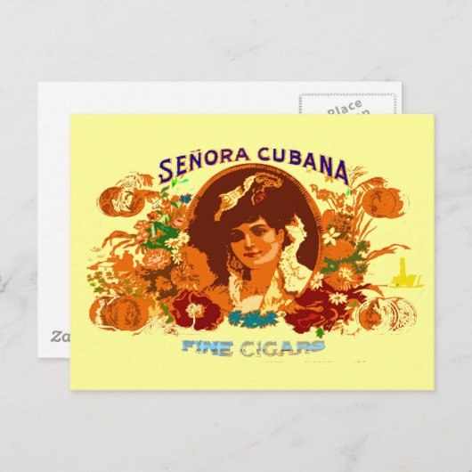 SENORA CUBANA BRIEFKAART (Voorkant / Achterkant)