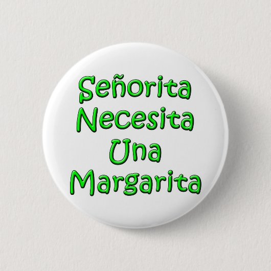 Senorita2 Ronde Button 5,7 Cm (Voorkant)
