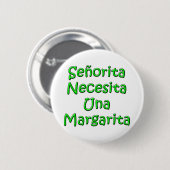 Senorita2 Ronde Button 5,7 Cm (Voorkant /achterkant)