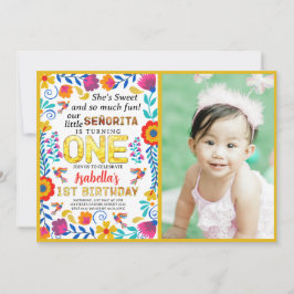 señorita, eerste verjaardag, Mexicaanse griepvolks Kaart