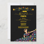 Senorita Fiesta Baby shower Mexicaanse Bloemen Kaart (Voorkant)