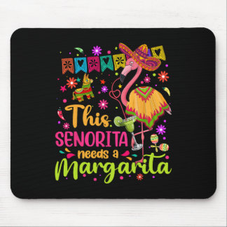 Senorita heeft een Margarita Cinco de Mayo Funny M Muismat