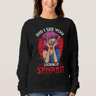 Senpai Bloody Girl Knife Eye Patch Patch Patch Trui