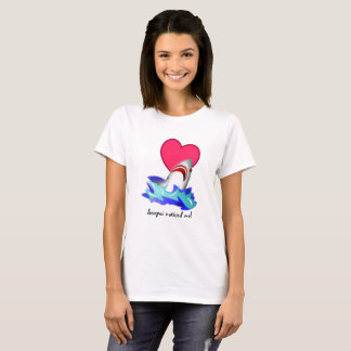 Senpai merkte me haai op t-shirt
