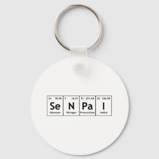 SeNPaI Periodic Table Element Word Chemistry Atomi Sleutelhanger