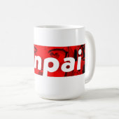 ☕Senpai Vibes Coffee Mug – Cute Anime Style ☕ Koffiemok (Voorkant rechts)