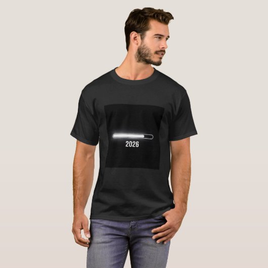 SenpaiXEL 2026 Loading Bar T-shirt (Voorkant volledig)