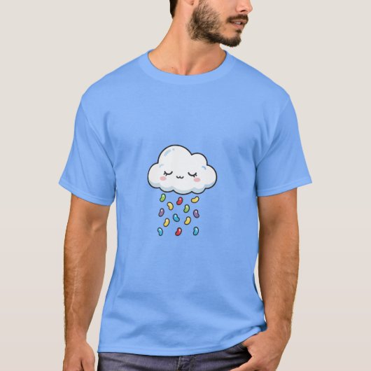 SenpaiXEL Slaap Jellybean Wolk T-shirt (Voorkant)