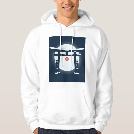 SenpaiXEL Snowy Torii Gate Hoodie (Voorkant)