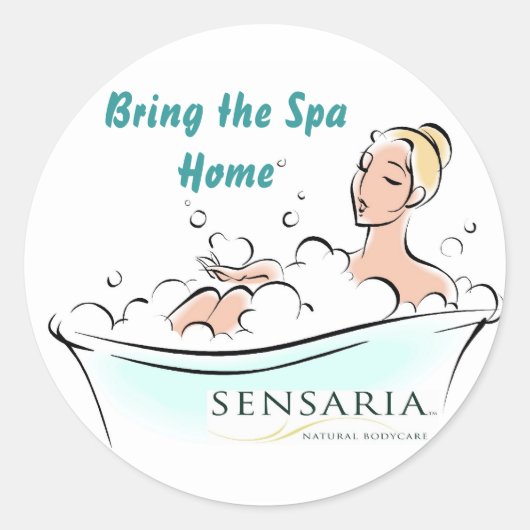 Sensaria Ronde Sticker (Voorkant)