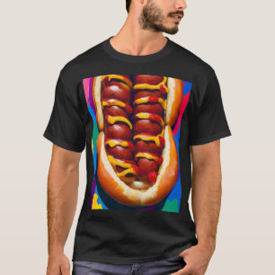 Sensatie van worst - Big Bite Hot Dog T-shirt
