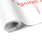 Sensation Pulse Hartlijn Cadeaupapier (Rol Hoek)
