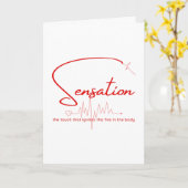 Sensation Pulse Hartlijn Kaart (Gele Bloem)