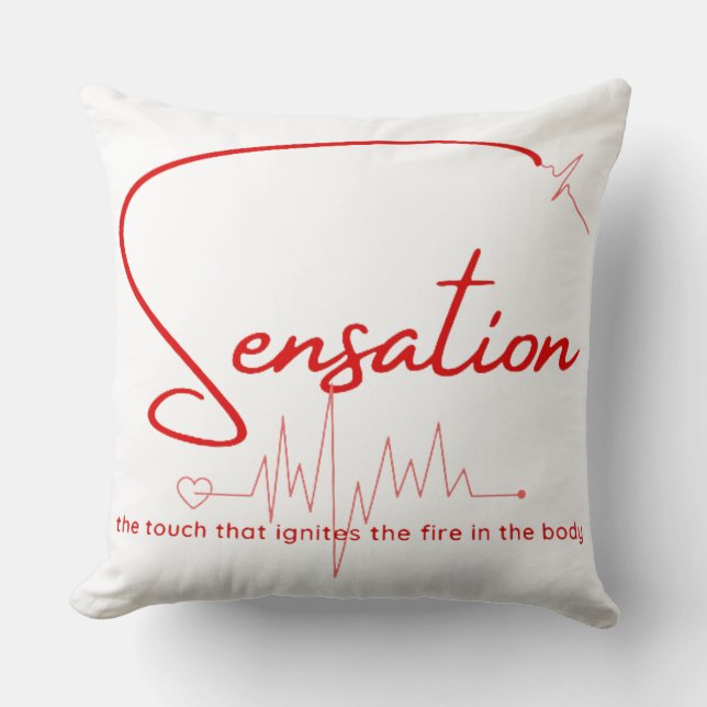 Sensation Pulse Hartlijn Kussen (Voorkant)