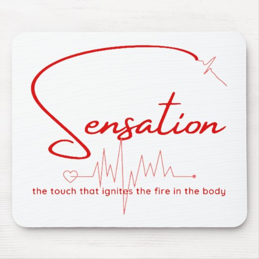 Sensation Pulse Hartlijn Muismat (Voorkant)