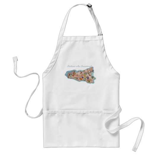 Sensational Sicily Apron Standaard Schort (Voorkant)