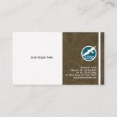 Sensational Silver Engine Engineer Visitekaartje (Achterkant)