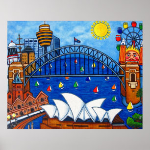 Sensational Sydney Print van Lisa Lorenz