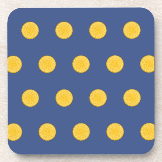Sensational Synura Square Coaster Bier Onderzetter (Voorkant)