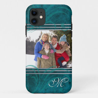 Sensationeel Blauwgroen Flair Foto Iphone Five Hoe 11 Hoesje