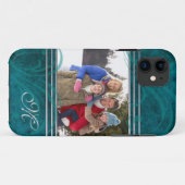 Sensationeel Blauwgroen Flair Foto Iphone Five Hoe Case-Mate iPhone Case (Achterkant (horizontaal))