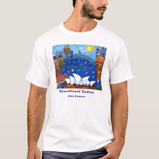 Sensationeel Sydney Mannen Spier Shirt (Voorkant)