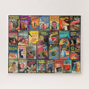  SENSATIONELE PAPERBACK COLLAGE LEGPUZZEL
